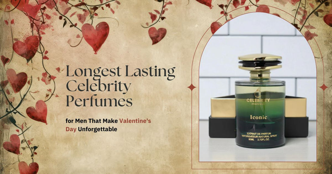 Triple Oud Mixology bottles on a festive Valentine’s display, representing a top-tier long lasting perfume and premium celebrity perfume for women.