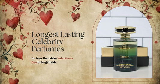 Triple Oud Mixology bottles on a festive Valentine’s display, representing a top-tier long lasting perfume and premium celebrity perfume for women.